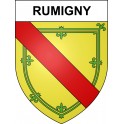 Rumigny 08 ville sticker blason écusson autocollant adhésif