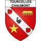 Tourcelles-Chaumont 08 ville sticker blason écusson autocollant adhésif