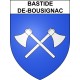 Stickers coat of arms Bastide-de-Bousignac adhesive sticker