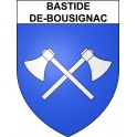 Stickers coat of arms Bastide-de-Bousignac adhesive sticker