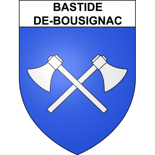 Adesivi stemma Bastide-de-Bousignac adesivo