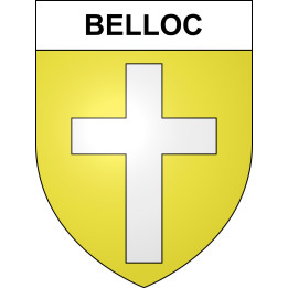 Stickers coat of arms Belloc adhesive sticker