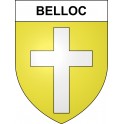 Stickers coat of arms Belloc adhesive sticker
