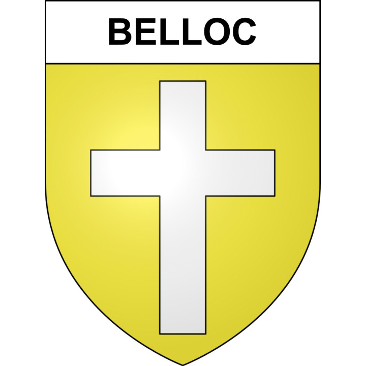 Stickers coat of arms Belloc adhesive sticker