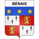 Bénaix Sticker wappen, gelsenkirchen, augsburg, klebender aufkleber