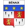 Bénaix 09 ville sticker blason écusson autocollant adhésif