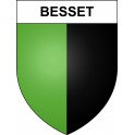 Besset 09 ville sticker blason écusson autocollant adhésif