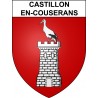 Adesivi stemma Castillon-en-Couserans adesivo