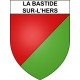 La Bastide-sur-l'Hers 09 ville sticker blason écusson autocollant adhésif