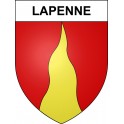 Stickers coat of arms Lapenne adhesive sticker