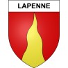 Adesivi stemma Lapenne adesivo