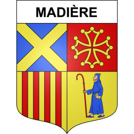 Pegatinas escudo de armas de Madière adhesivo de la etiqueta engomada