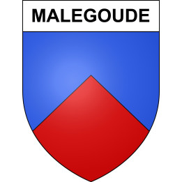 Stickers coat of arms Malegoude adhesive sticker