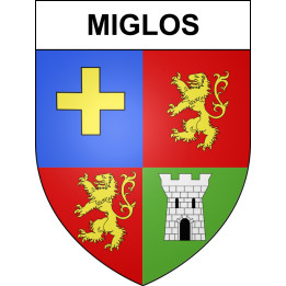 Stickers coat of arms Miglos adhesive sticker