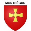 Montségur 09 ville sticker blason écusson autocollant adhésif