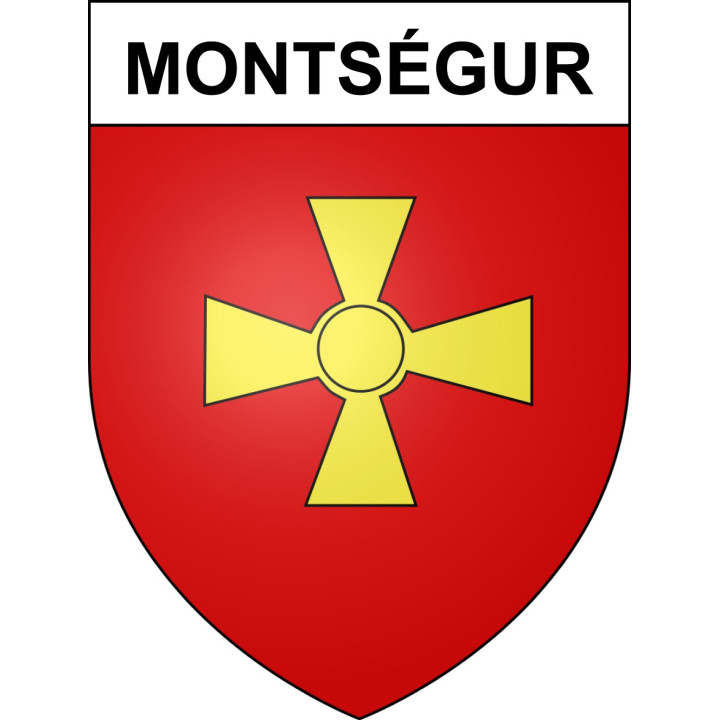 Montségur Sticker wappen, gelsenkirchen, augsburg, klebender aufkleber