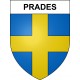 Prades 09 ville sticker blason écusson autocollant adhésif