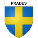 Stickers coat of arms Prades adhesive sticker