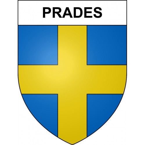 Stickers coat of arms Prades adhesive sticker