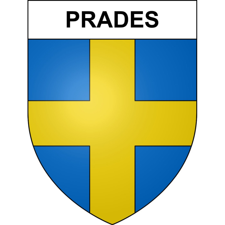 Prades Sticker wappen, gelsenkirchen, augsburg, klebender aufkleber