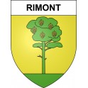 Pegatinas escudo de armas de Rimont adhesivo de la etiqueta engomada