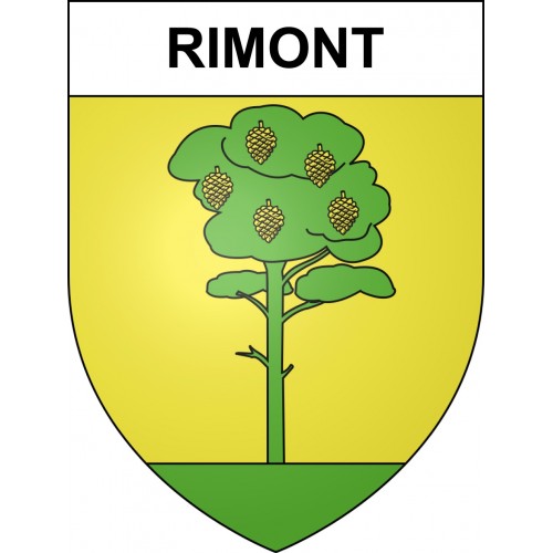 Pegatinas escudo de armas de Rimont adhesivo de la etiqueta engomada
