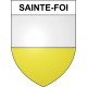 Sainte-Foi 09 ville sticker blason écusson autocollant adhésif