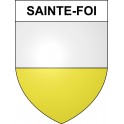 Sainte-Foi 09 ville sticker blason écusson autocollant adhésif