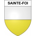 Stickers coat of arms Sainte-Foi adhesive sticker