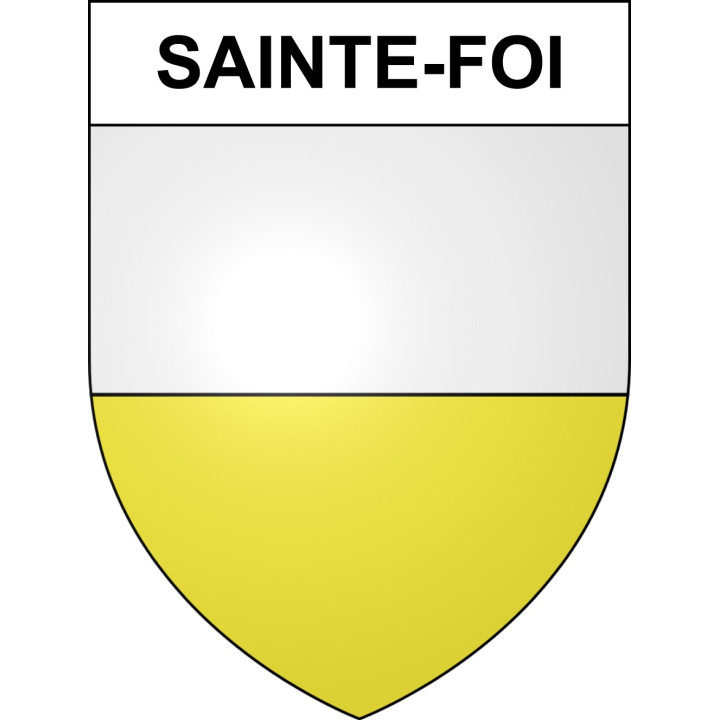 Stickers coat of arms Sainte-Foi adhesive sticker