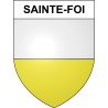 Sainte-Foi 09 ville sticker blason écusson autocollant adhésif