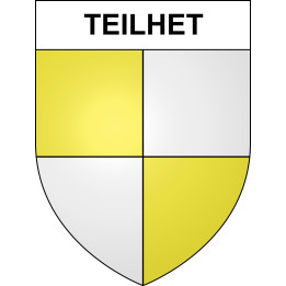 Teilhet Sticker wappen, gelsenkirchen, augsburg, klebender aufkleber