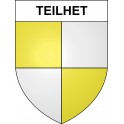 Teilhet 09 ville sticker blason écusson autocollant adhésif