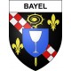 Bayel Sticker wappen, gelsenkirchen, augsburg, klebender aufkleber