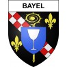 Bayel Sticker wappen, gelsenkirchen, augsburg, klebender aufkleber