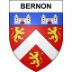 Pegatinas escudo de armas de Bernon adhesivo de la etiqueta engomada