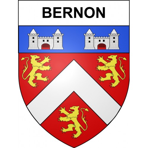 Stickers coat of arms Bernon adhesive sticker