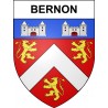 Bernon Sticker wappen, gelsenkirchen, augsburg, klebender aufkleber