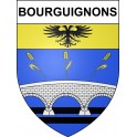 Bourguignons Sticker wappen, gelsenkirchen, augsburg, klebender aufkleber