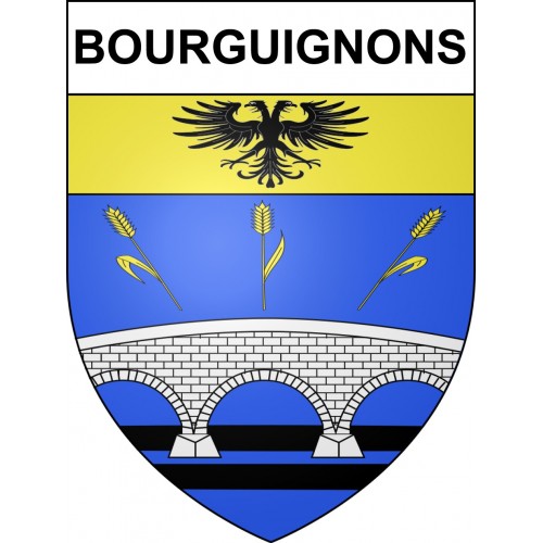 Bourguignons Sticker wappen, gelsenkirchen, augsburg, klebender aufkleber