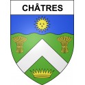 Adesivi stemma Châtres adesivo