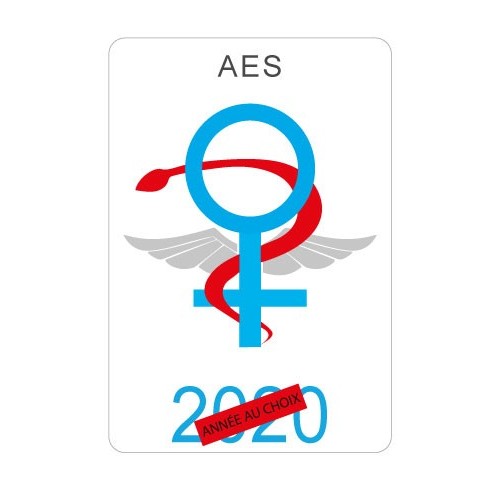 Caduceus health Care Aide sticker sticker