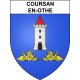 Stickers coat of arms Coursan-en-Othe adhesive sticker