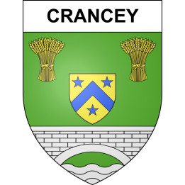 Crancey 10 ville sticker blason écusson autocollant adhésif