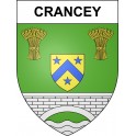 Crancey 10 ville sticker blason écusson autocollant adhésif