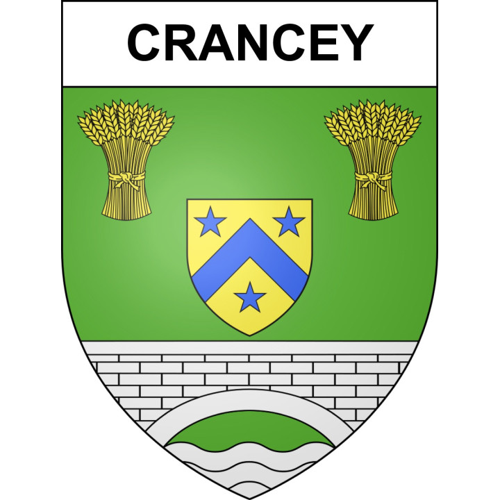Stickers coat of arms Crancey adhesive sticker