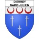 Dierrey-Saint-Julien 10 ville sticker blason écusson autocollant adhésif