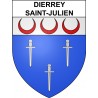 Adesivi stemma Dierrey-Saint-Julien adesivo