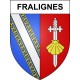 Stickers coat of arms Fralignes adhesive sticker