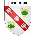 Joncreuil 10 ville sticker blason écusson autocollant adhésif